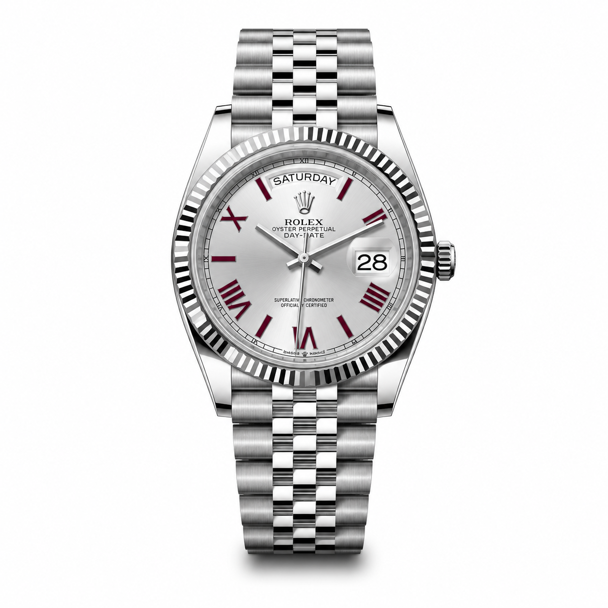 Rolex Day Date – Plata