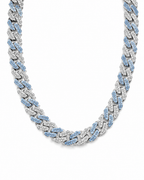 Cadena Cuban Link con Cristales